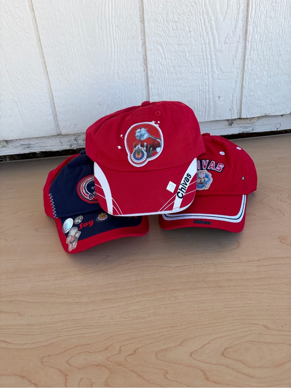 Chivas Red Baseball Cap - Team Logo Kids Unisex